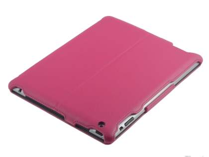 Premium Slim Synthetic Leather Flip Case with Stand for iPad 2/3/4 - Pink
