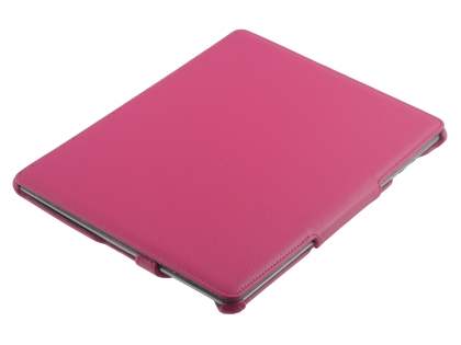 Premium Slim Synthetic Leather Flip Case with Stand for iPad 2/3/4 - Pink