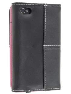 iPhone 4/ 4S Wallet Case - Black/Baby Pink iPhone 4/ 4S Wallet Case - Black/Baby Pink