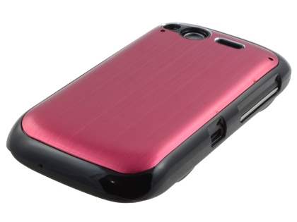 HTC Desire S Brushed Aluminium Case - Red