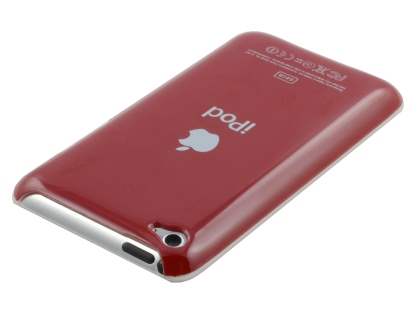 Glossy Back Case for iPod Touch 4 - Glossy Red