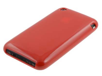 Frosted Colour TPU Gel Case for iPhone 3GS/3G - Red