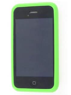 Frosted Colour TPU Gel Case for iPhone 3GS/3G - Lime Green
