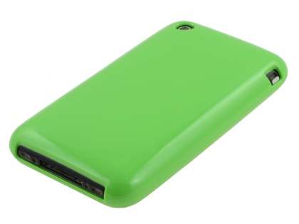 Frosted Colour TPU Gel Case for iPhone 3GS/3G - Lime Green
