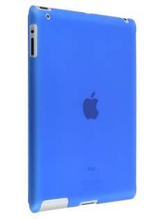 iPad 2/3/4 Back Cover for the Smart Cover - Frosted Blue