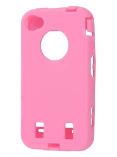 Defender Case for iPhone 4/4S - Baby Pink/Black