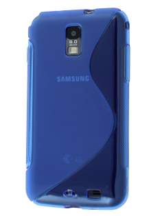 Samsung I9210T Galaxy S II 4G Wave Case - Frosted Blue/Blue Samsung I9210T Galaxy S II 4G Wave Case - Frosted Blue/Blue