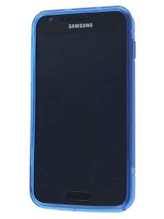 Samsung I9210T Galaxy S II 4G Wave Case - Frosted Blue/Blue
