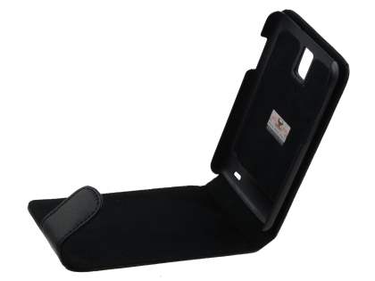 Samsung I9210T Galaxy S II 4G Genuine Leather Flip Case - Black
