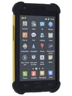 Samsung I9100 Galaxy S2 Impact Case - Yellow/Classic Black