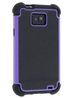 Samsung I9100 Galaxy S2 Impact Case - Purple/Classic Black Impact Case