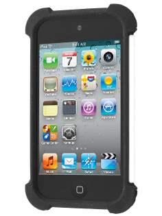 iPod Touch 4 Impact Case - White/Classic Black