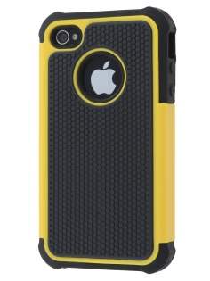 iPhone 4S/4 Impact Case - Yellow/Classic Black