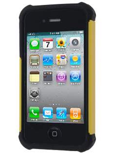 iPhone 4S/4 Impact Case - Yellow/Classic Black