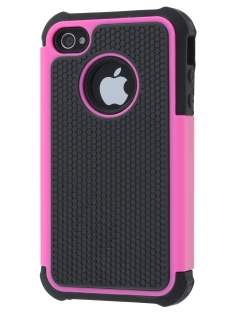 iPhone 4S/4 Impact Case - Pink/Classic Black