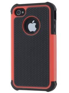 iPhone 4S/4 Impact Case - Red/Classic Black