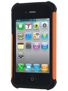 iPhone 4S/4 Impact Case - Orange/Classic Black