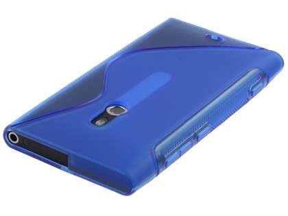 Nokia Lumia 800 Wave Case - Frosted Blue/Blue