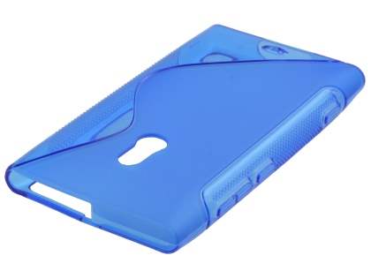 Nokia Lumia 800 Wave Case - Frosted Blue/Blue