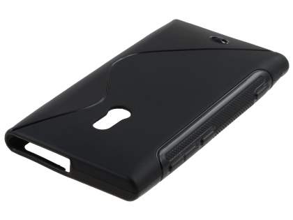 Nokia Lumia 800 Wave Case - Frosted Black/Black