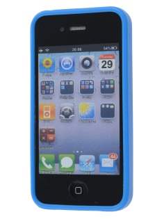 iPhone 4S Dual-Design Case - Blue/Frosted Blue