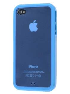 Dual-Design Case for iPhone 4S/4 - Sky Blue/Frosted Blue Dual-Design Case