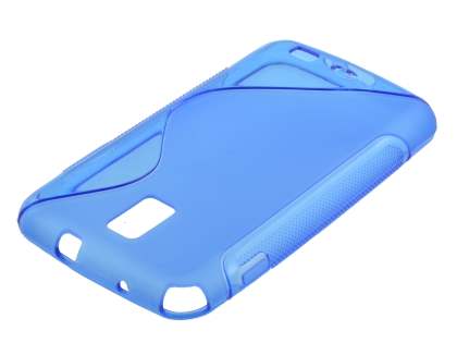 Samsung I9210T Galaxy S II 4G Wave Case - Frosted Blue/Blue