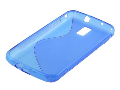 Samsung I9210T Galaxy S II 4G Wave Case - Frosted Blue/Blue