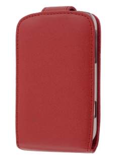 BlackBerry Bold 9900 Genuine Leather Flip Case - Red