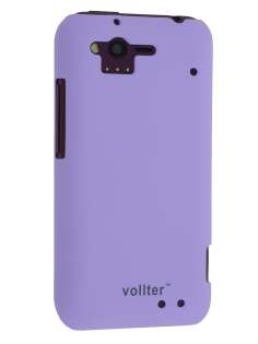 Vollter HTC Rhyme Ultra Slim Rubberised Case - Light Purple