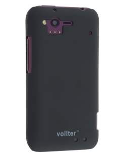 Vollter HTC Rhyme Ultra Slim Rubberised Case - Classic Black