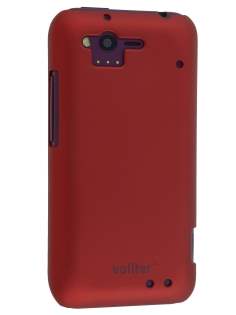 Vollter HTC Rhyme Ultra Slim Rubberised Case - Burgundy Red