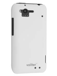 Vollter HTC Rhyme Ultra Slim Rubberised Case - Pearl White