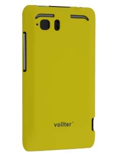 Vollter HTC Velocity 4G Ultra Slim Rubberised Case - Canary Yellow