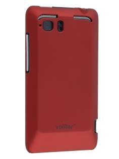 Vollter HTC Velocity 4G Ultra Slim Rubberised Case - Burgundy Red