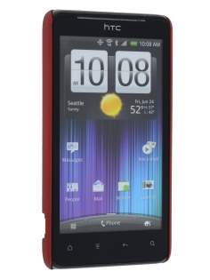 Vollter HTC Velocity 4G Ultra Slim Rubberised Case - Burgundy Red