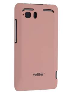 Vollter HTC Velocity 4G Ultra Slim Rubberised Case - Baby Pink
