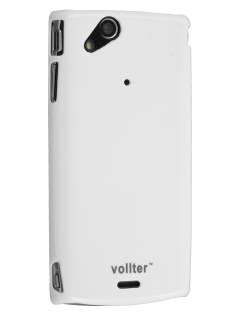 Vollter Ultra Slim Glossy Case for Sony Ericsson XPERIA Arc/Arc S - Pearl White