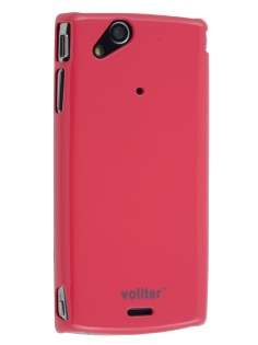 Vollter Ultra Slim Glossy Case for Sony Ericsson XPERIA Arc/Arc S - Amaranth Red