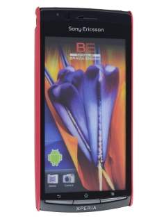 Vollter Ultra Slim Glossy Case for Sony Ericsson XPERIA Arc/Arc S - Amaranth Red
