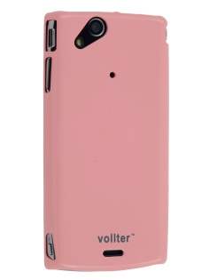 Vollter Ultra Slim Glossy Case for Sony Ericsson XPERIA Arc/Arc S - Baby Pink