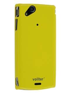 Vollter Ultra Slim Glossy Case for Sony Ericsson XPERIA Arc/Arc S - Canary Yellow