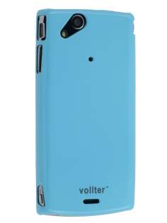 Vollter Ultra Slim Glossy Case for Sony Ericsson XPERIA Arc/Arc S - Sky Blue