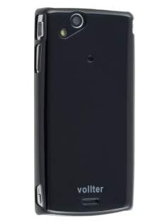 Vollter Ultra Slim Glossy Case for Sony Ericsson XPERIA Arc/Arc S - Classic Black