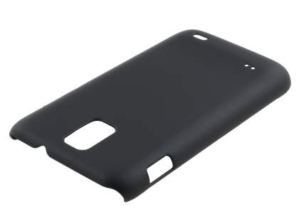 UltraTough Rubberised Slim Case for Samsung I9210T Galaxy S II 4G - Night Black