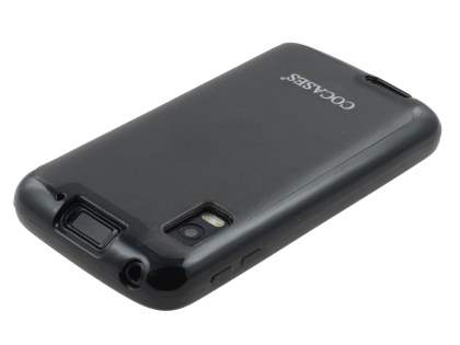 COCASES Dual-Design Case for Motorola ATRIX - Black/Grey