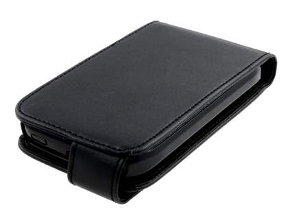 Nokia Lumia 710 Synthetic Leather Flip Case - Black