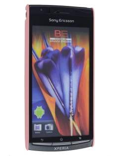 Vollter Ultra Slim Rubberised Case for Sony Ericsson XPERIA Arc/Arc S - Baby Pink