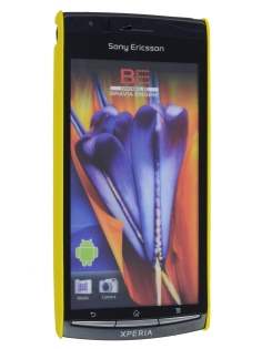 Vollter Ultra Slim Rubberised Case for Sony Ericsson XPERIA Arc/Arc S - Canary Yellow