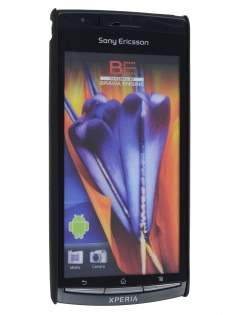 Vollter Ultra Slim Rubberised Case for Sony Ericsson XPERIA Arc/Arc S - Classic Black